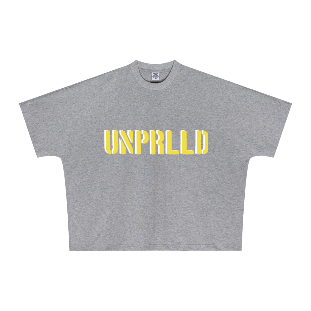 270GSM Unisex Batwing Sleeve T-shirt Heathered gray