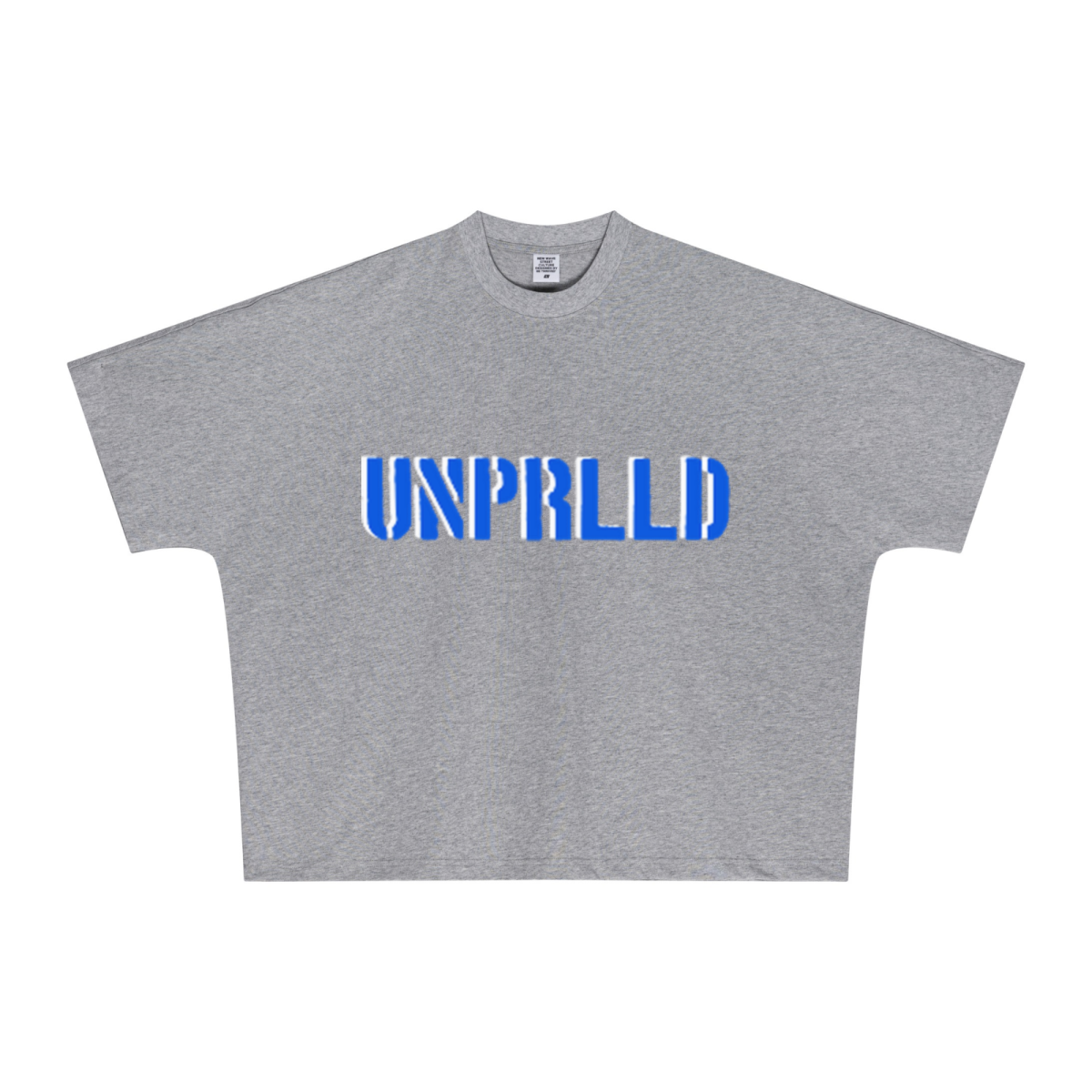 270GSM Unisex Batwing Sleeve T-shirt Heathered gray