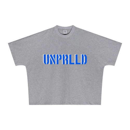 270GSM Unisex Batwing Sleeve T-shirt Heathered gray