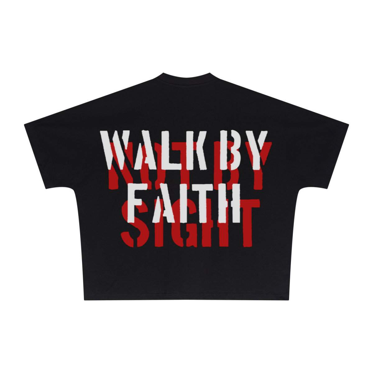 270GSM Unisex Batwing Sleeve T-shirt Black