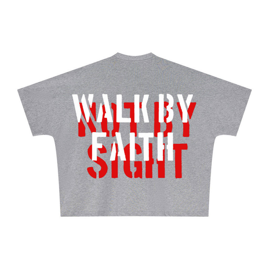 270GSM Unisex Batwing Sleeve T-shirt Heathered gray