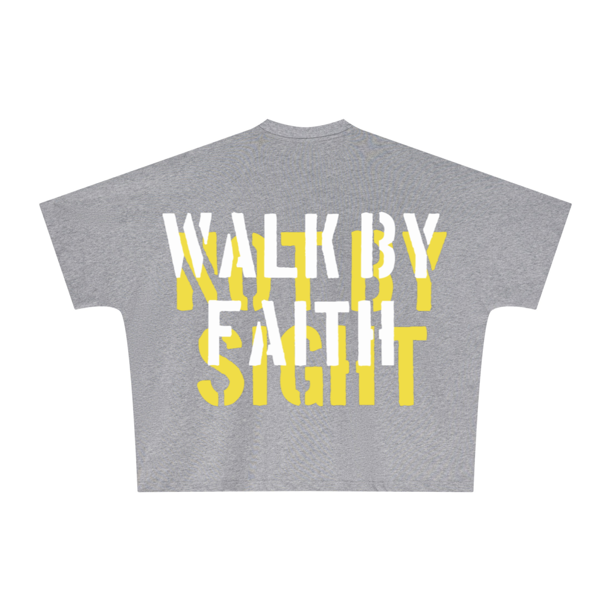 270GSM Unisex Batwing Sleeve T-shirt Heathered gray