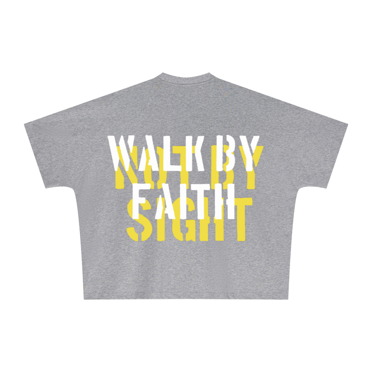 270GSM Unisex Batwing Sleeve T-shirt Heathered gray