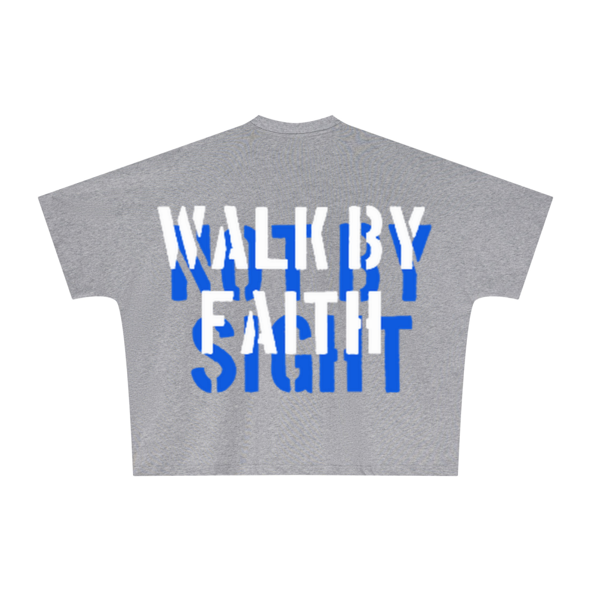 270GSM Unisex Batwing Sleeve T-shirt Heathered gray